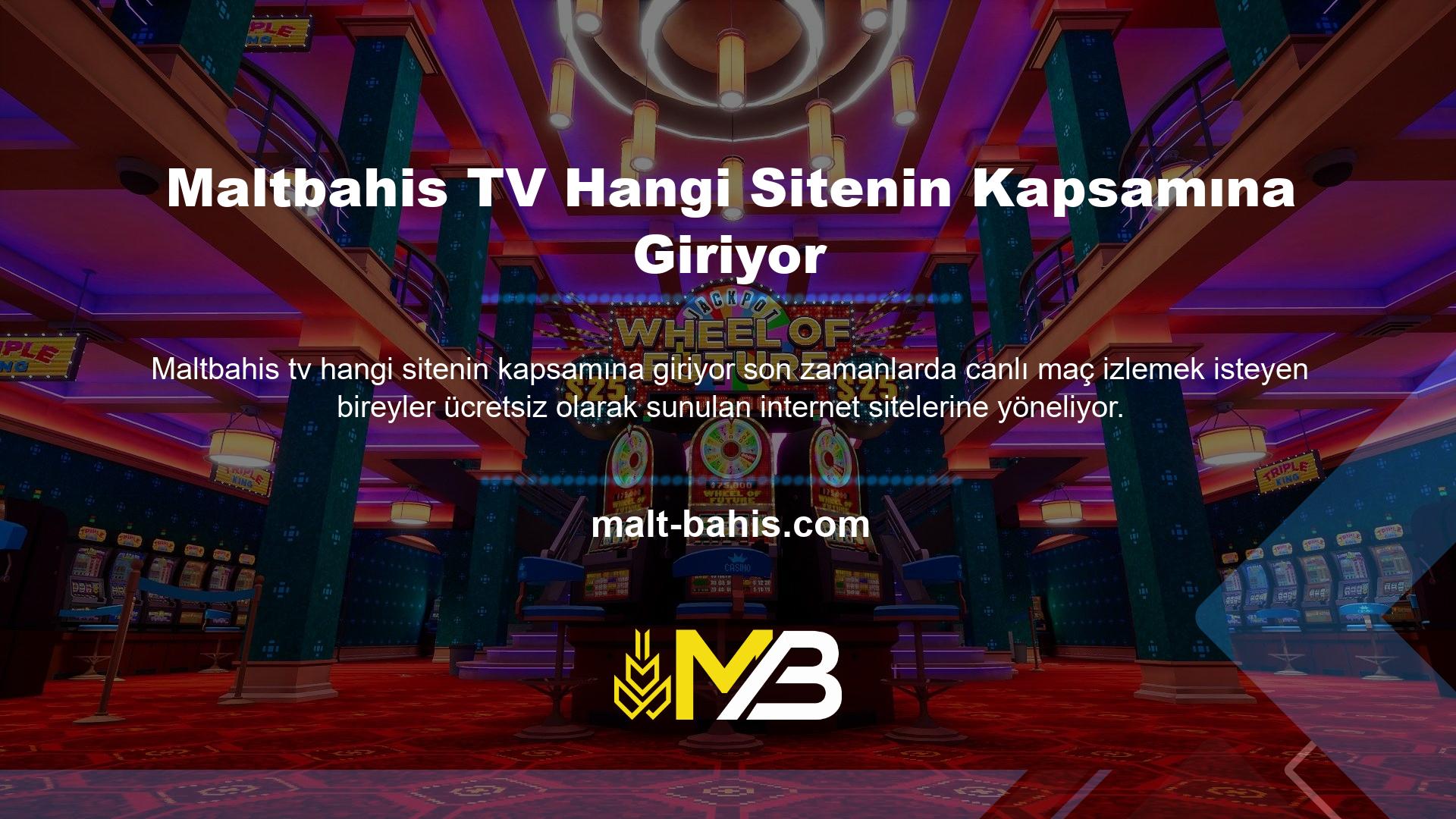 Maltbahis TV web sitesini ziyaret etmek isteyenler kalitesini deneyimleyebilir ve en ayrıcalıklı canlı yayın seçeneği olduğuna güvenebilirler